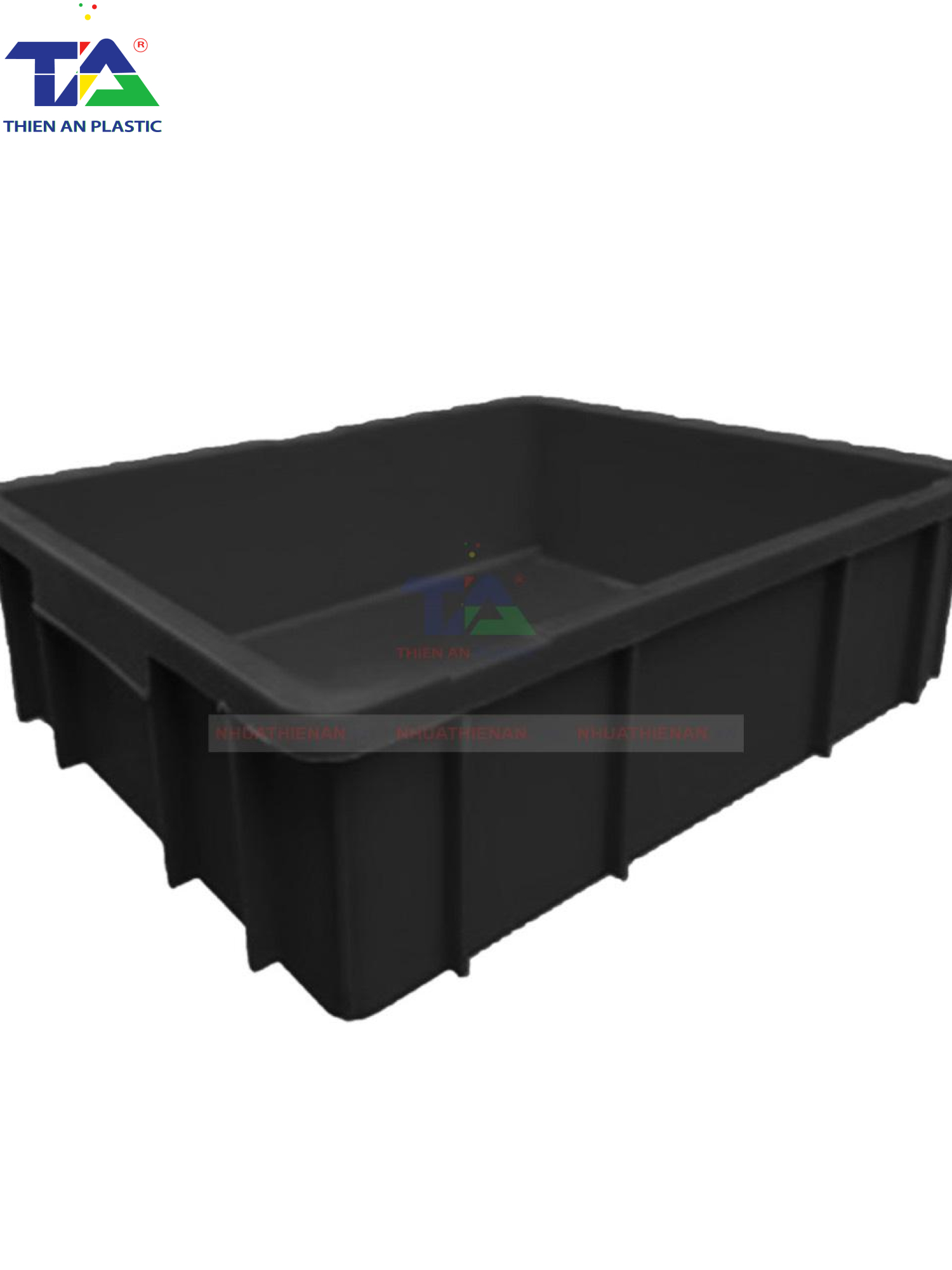 Thùng Nhựa B9 Chống Tĩnh Điện (KT: 495 x 395 x 115mm)