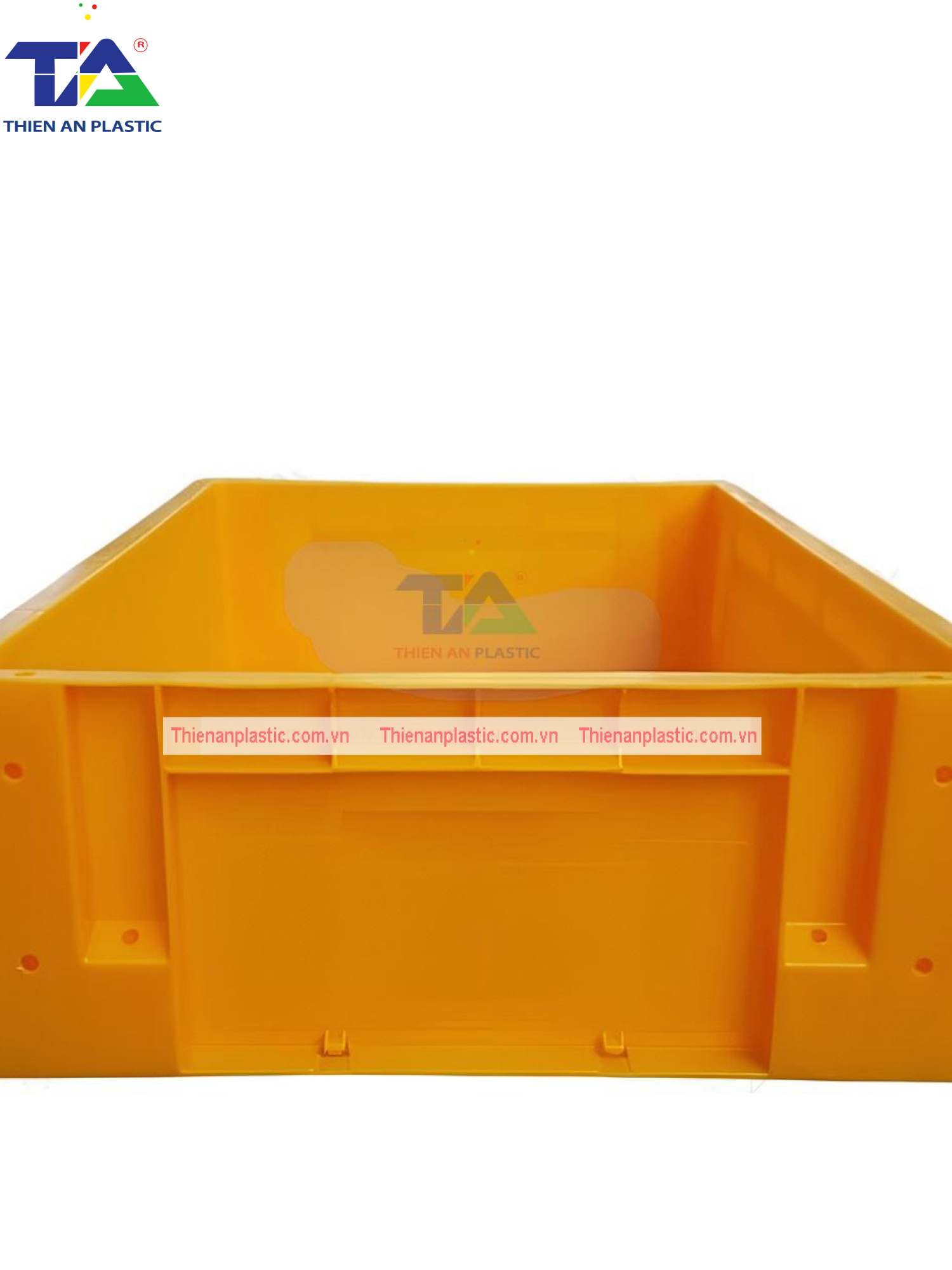 Thùng Nhựa Đặc NTC (KT: 765 x 482 x 200mm)