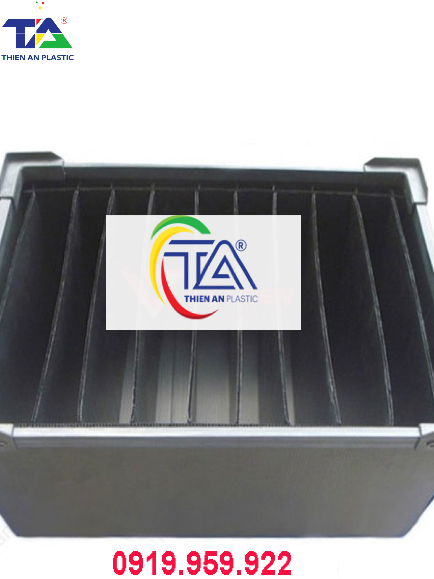  Thùng Nhựa Danpla Chống Tĩnh Điện Có Vách Ngăn