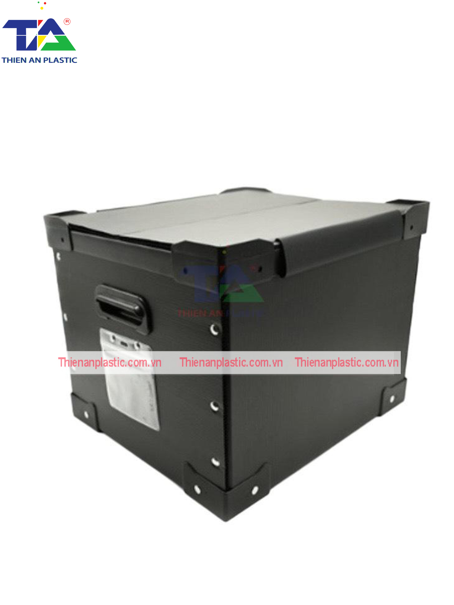 Thùng Nhựa Danpla Chống Tĩnh Điện Có Nắp