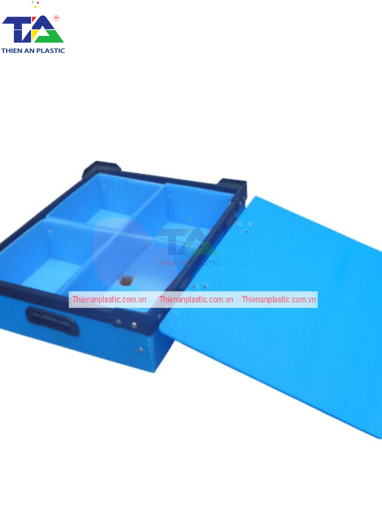 Thùng Nhựa Danpla Có Vách Ngăn