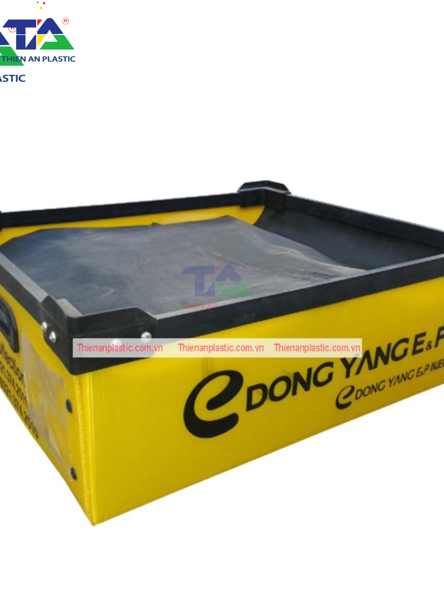 Thùng Nhựa Danpla Màu Vàng