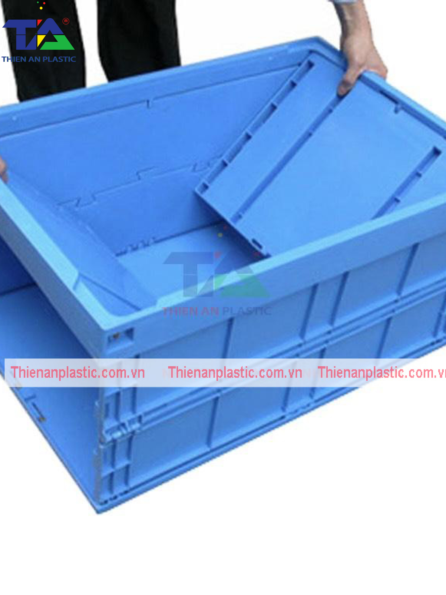 Thùng Nhựa Gập G1 (KT: 650 x 445 x 330mm)