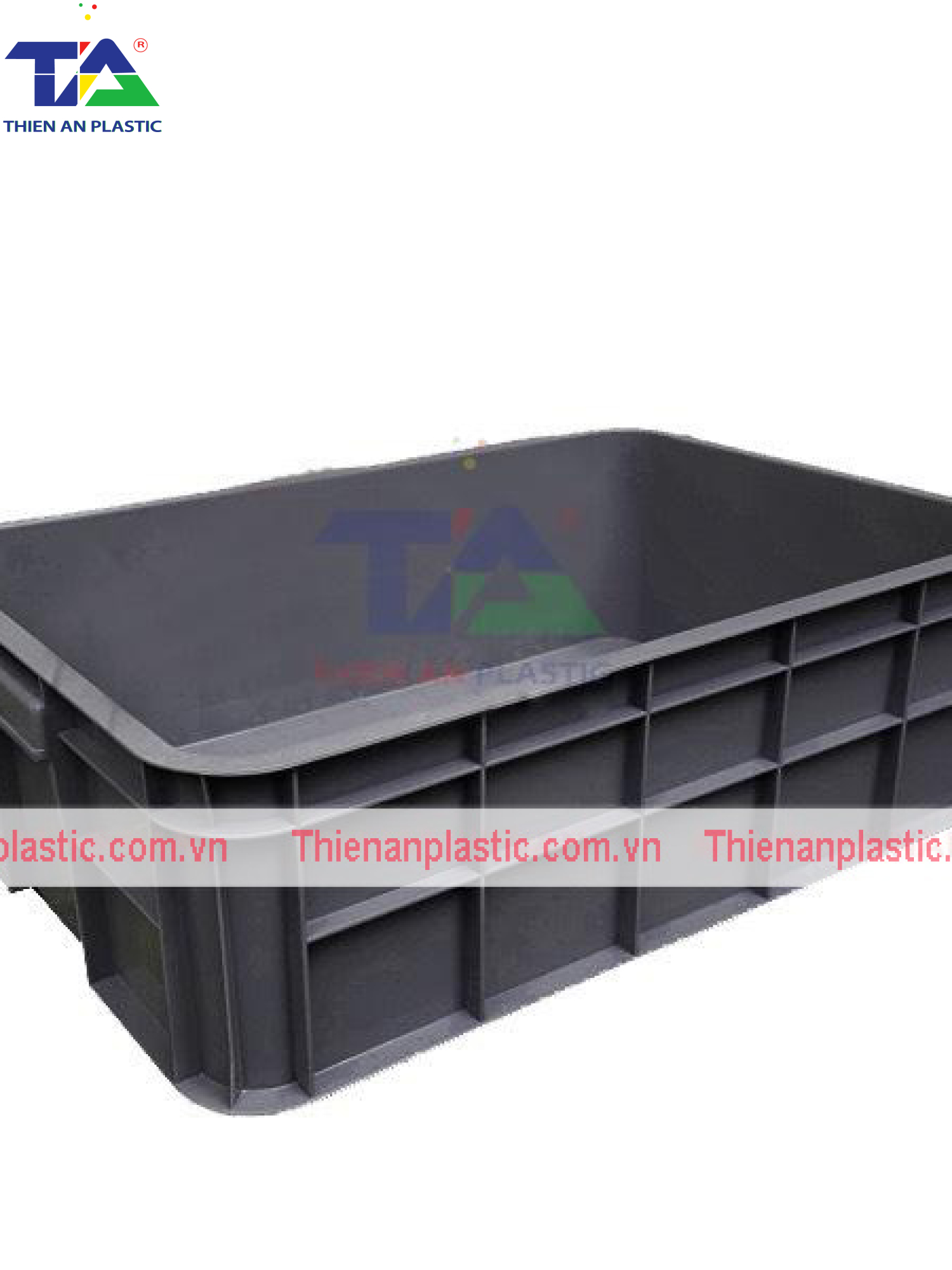 Thùng Nhựa HS003 Chống Tĩnh Điện (KT: 610 x 420 x 190mm)