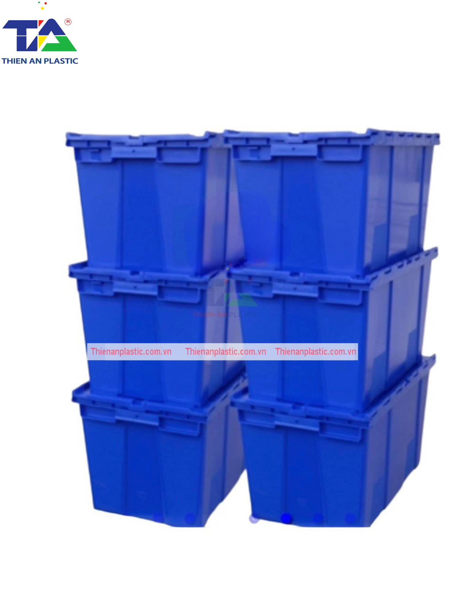 Thùng Nhựa Nắp Liền