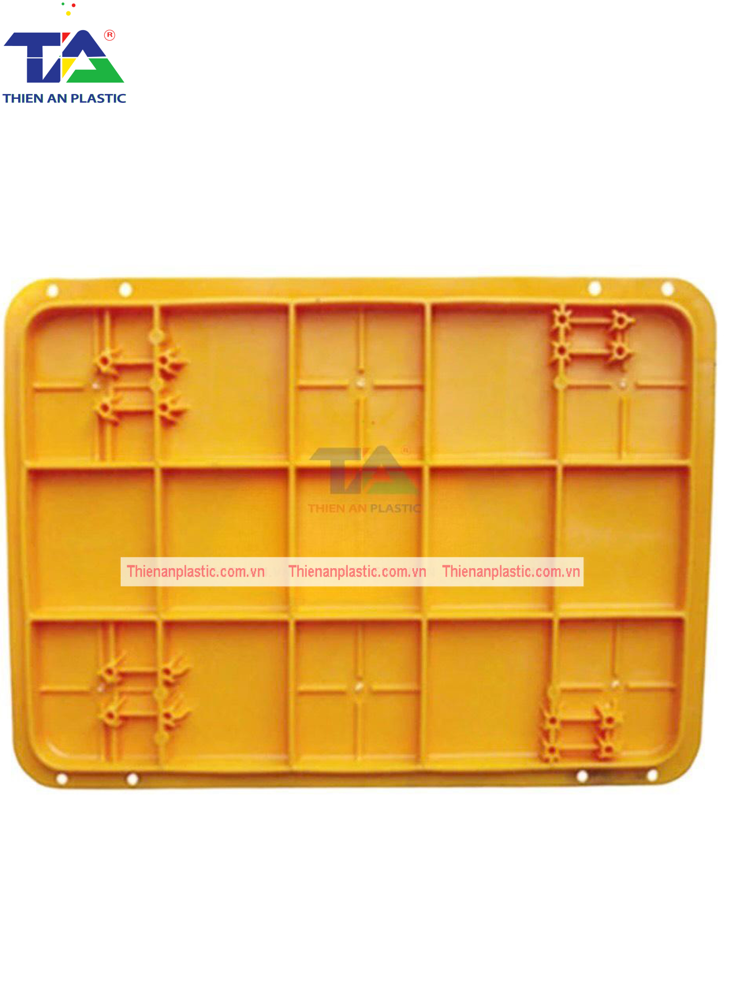 Thùng Nhựa Đặc NJB 100 (KT: 685 x 485 x 415mm)