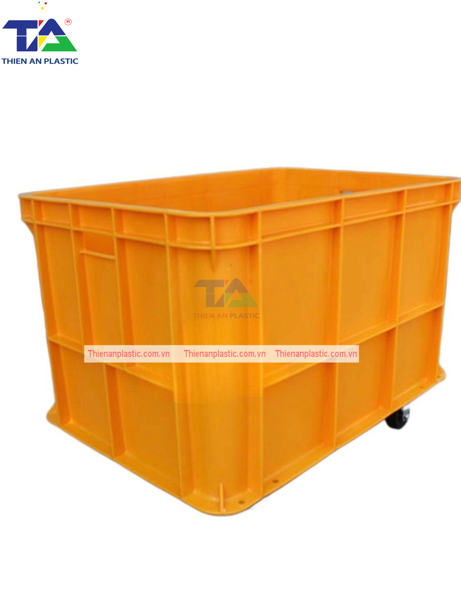 Thùng Nhựa Đặc NJB 100 (KT: 685 x 485 x 415mm)