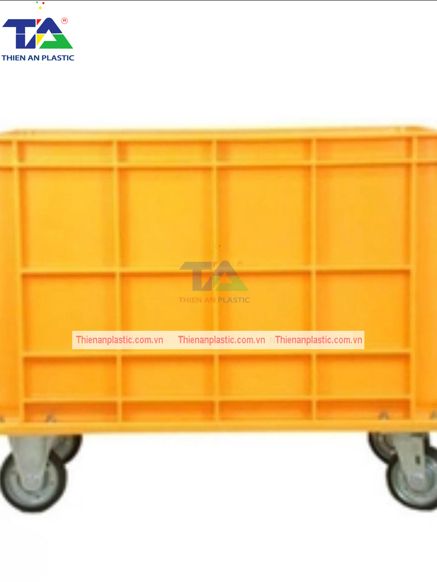 Thùng Nhựa Đặc NJB 200 (KT: 865 x 620 x 530mm)