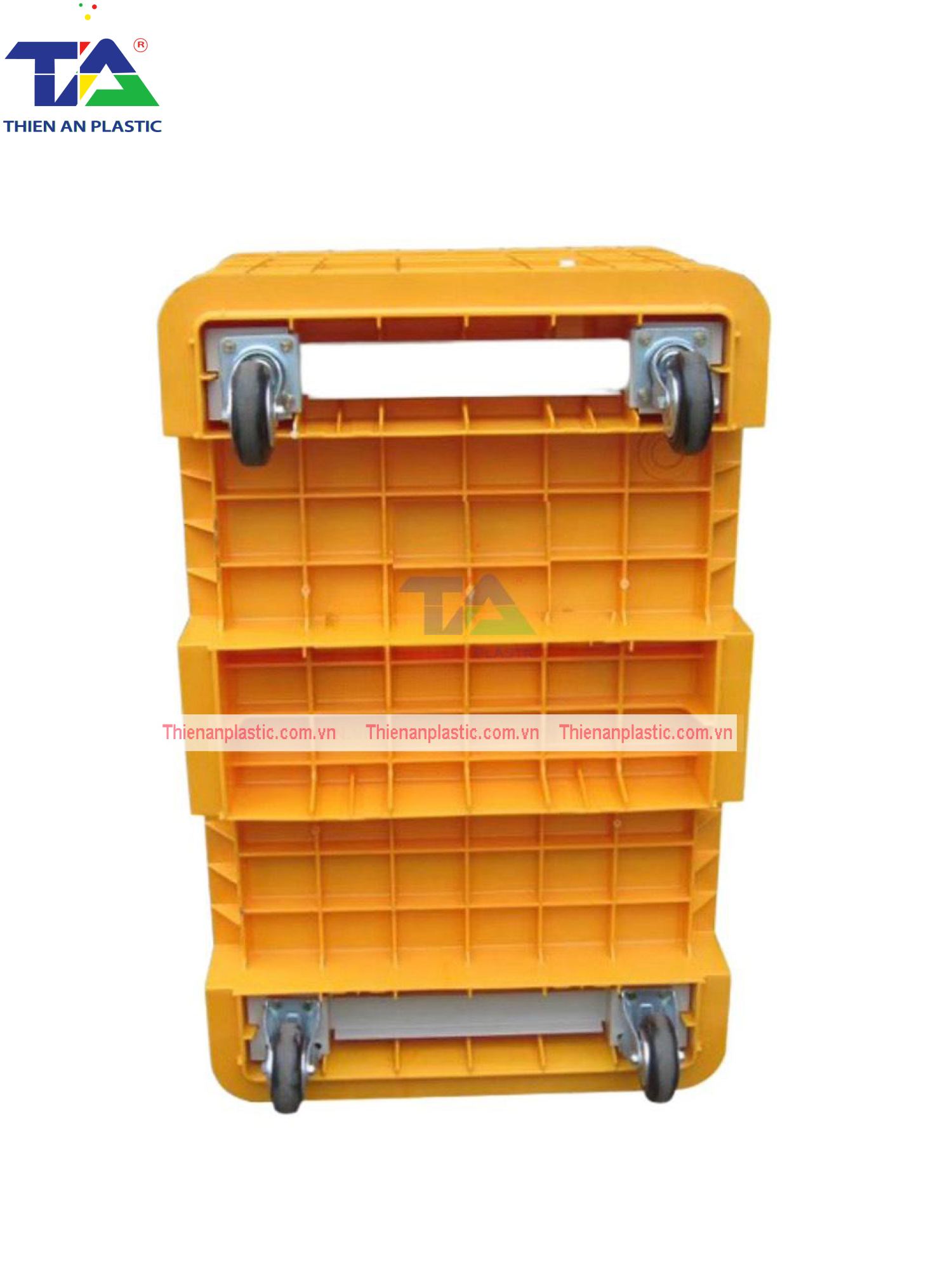 Thùng Nhựa Đặc NJB 600 (KT: 1495 x 945 x 690mm)