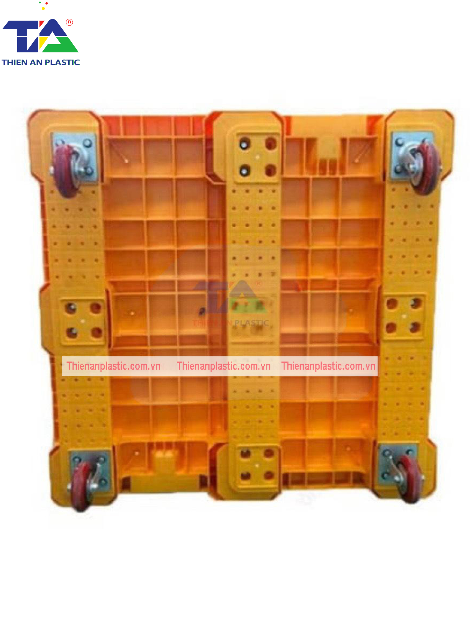 Thùng Nhựa Đặc NJB 625 (KT: 1100 x 1100 x 775mm)