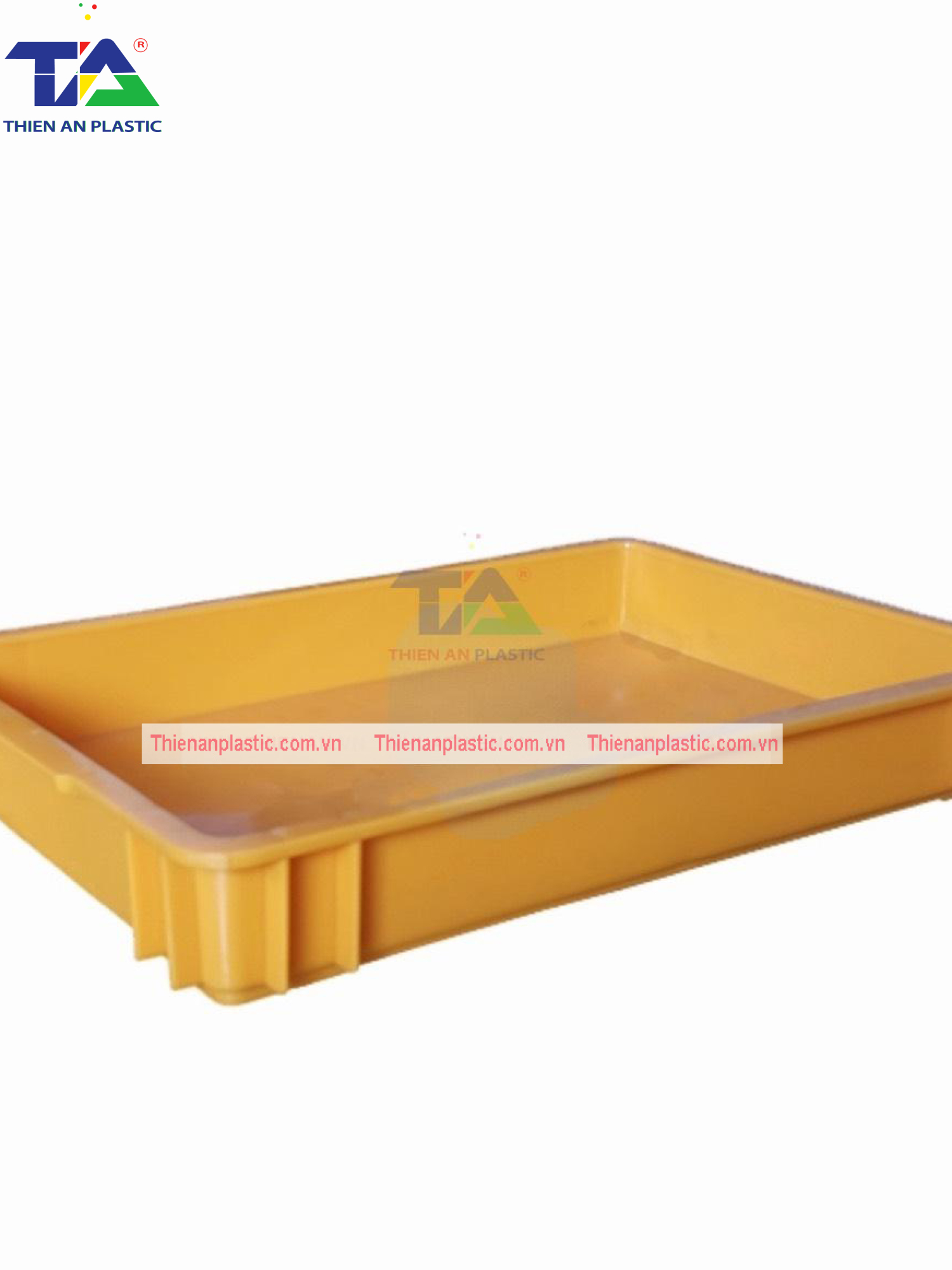 Thùng Nhựa Đặc NMP 302 (KT: 483 x 333 x 70mm)