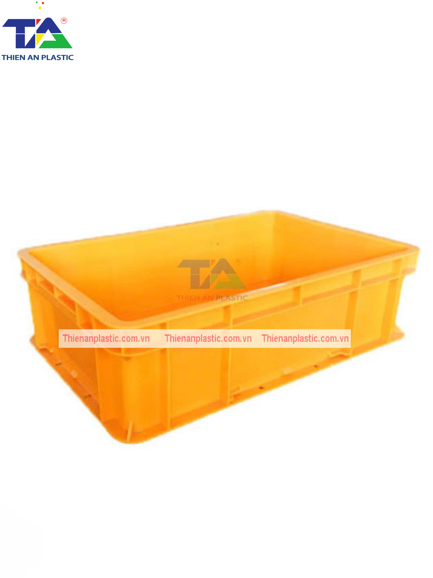 Thùng Nhựa Đặc NTC 531 (KT: 503 x 335 x 149mm)