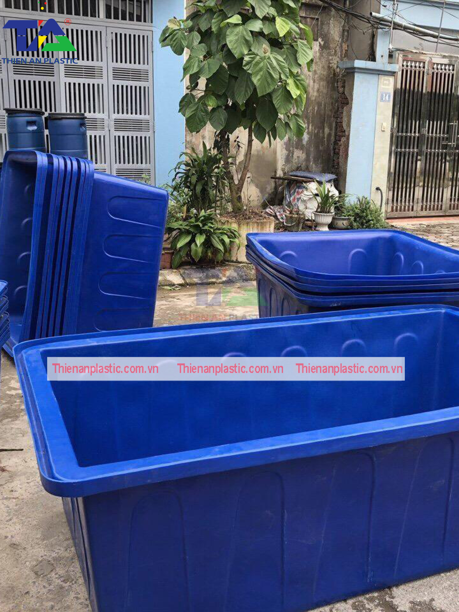 Thùng Nhựa Nuôi Cá Hình Chữ Nhật (Từ 50L - 2000L)