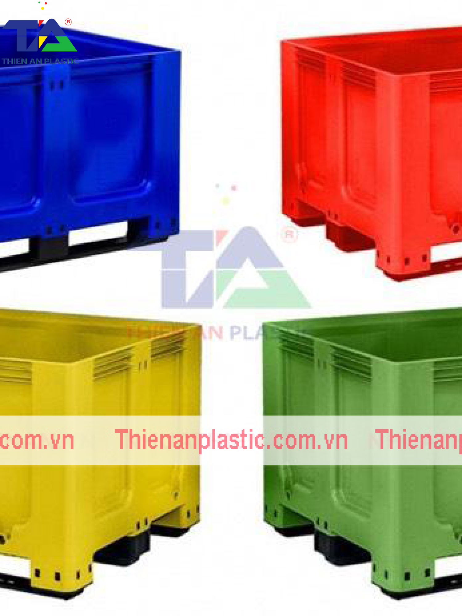 Thùng Nhựa Pallet (KT: 1200 x 1000 x 760mm)