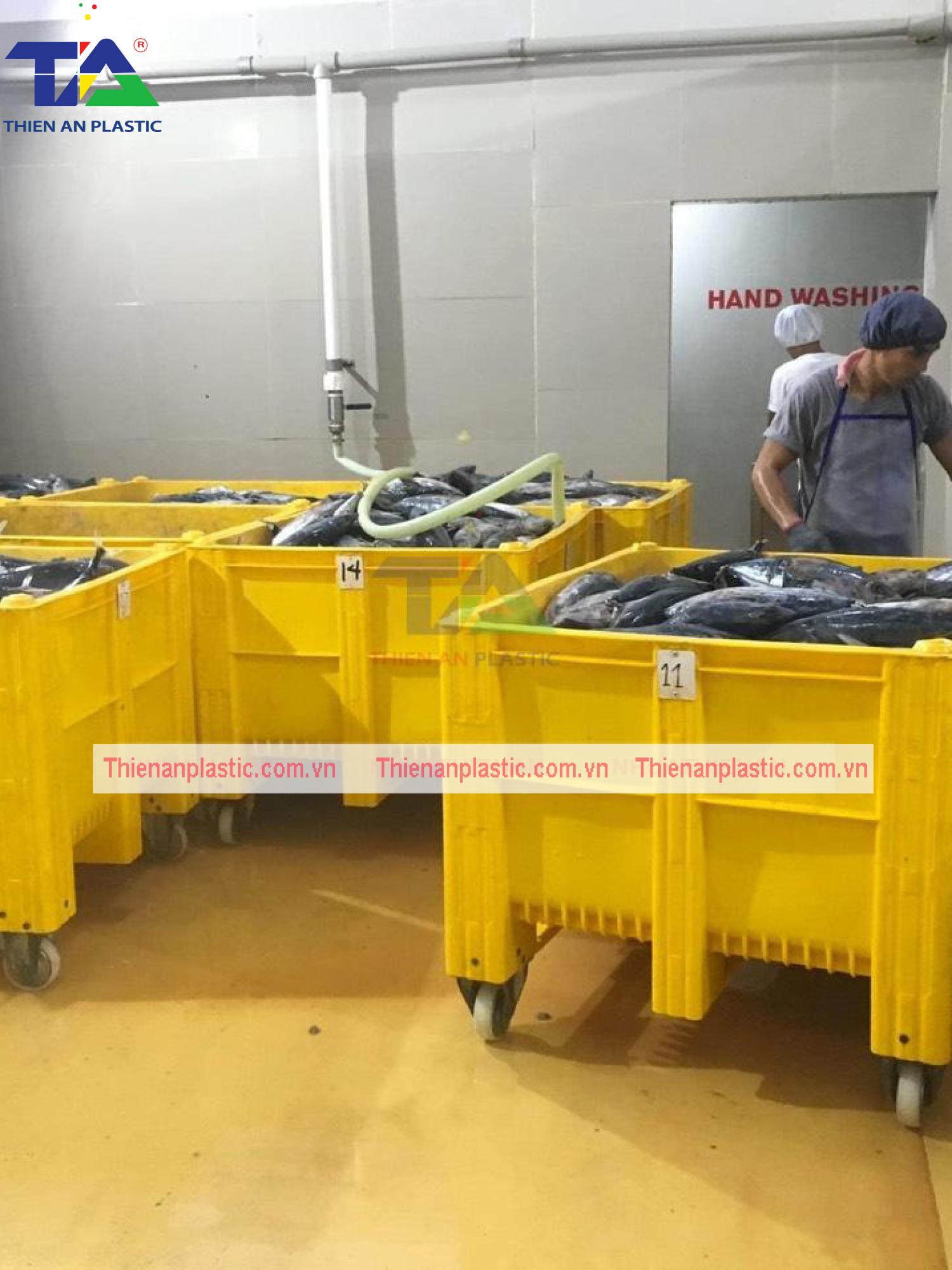 Thùng Nhựa Pallet Dolav (KT: 1200 x 1000 x 740mm)