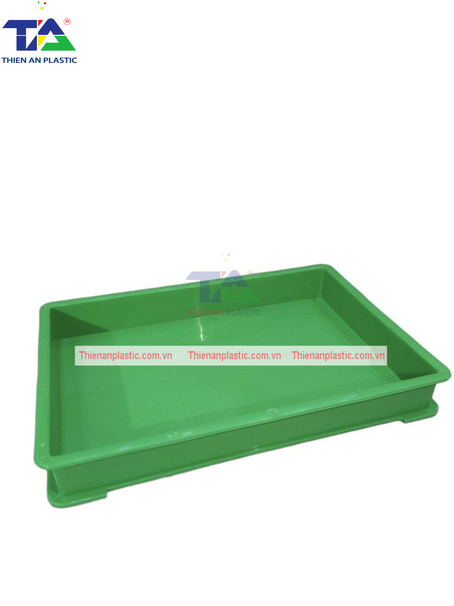 Thùng Nhựa Đặc YM006 (KT: 300 x 208 x 42mm)