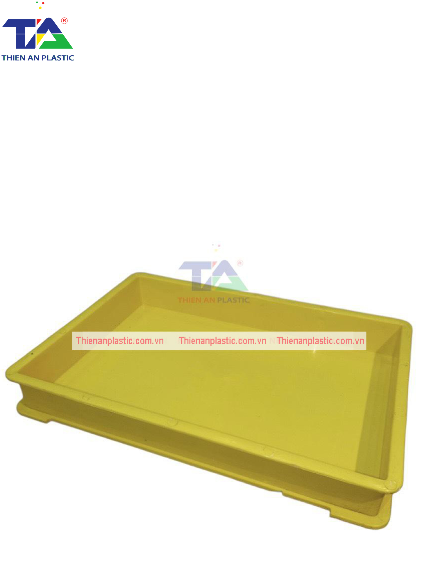 Thùng Nhựa Đặc YM006 (KT: 300 x 208 x 42mm)