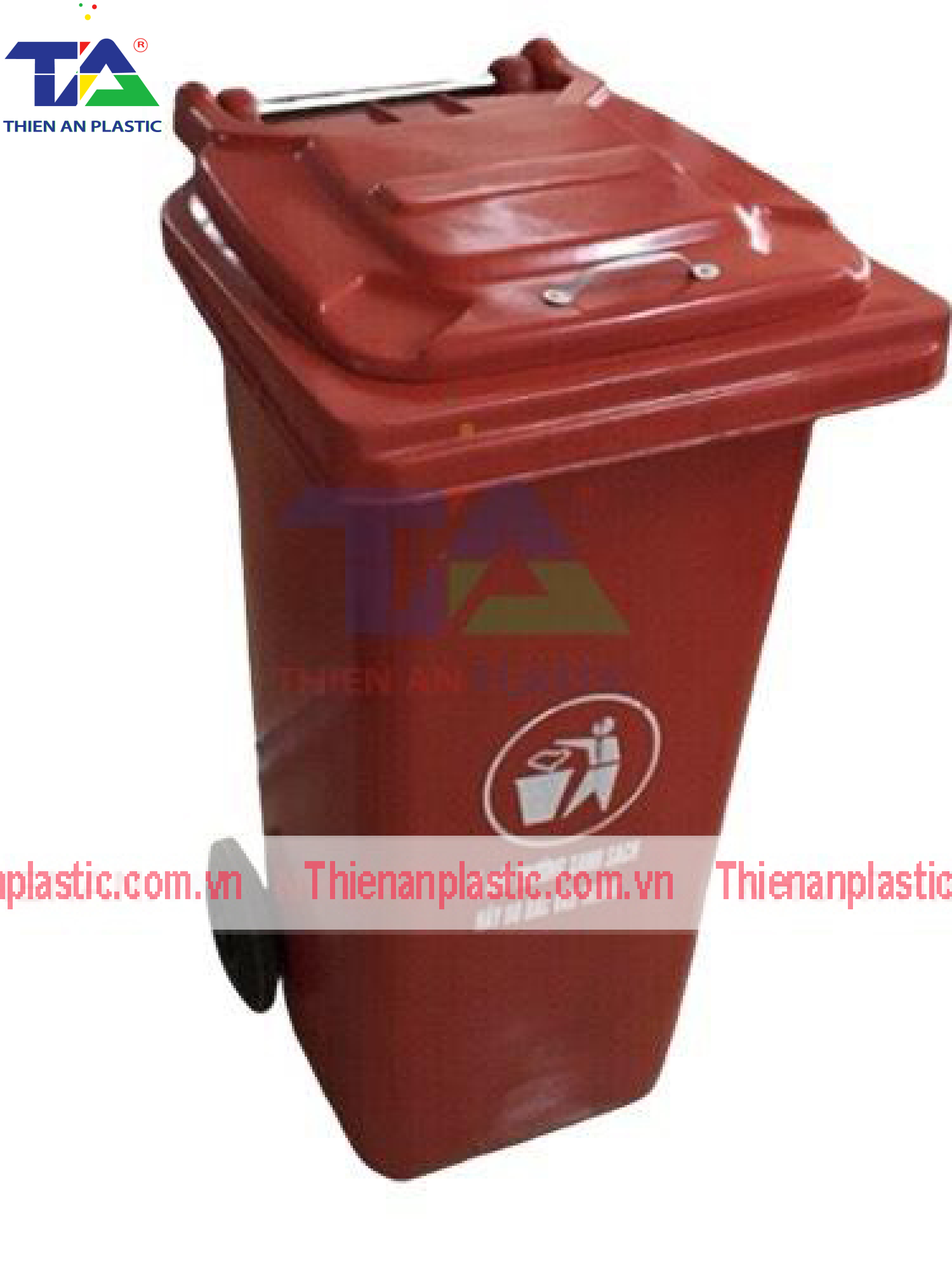 Thùng Rác Composite 120 Lít (KT: 575 x 480 x 930mm)