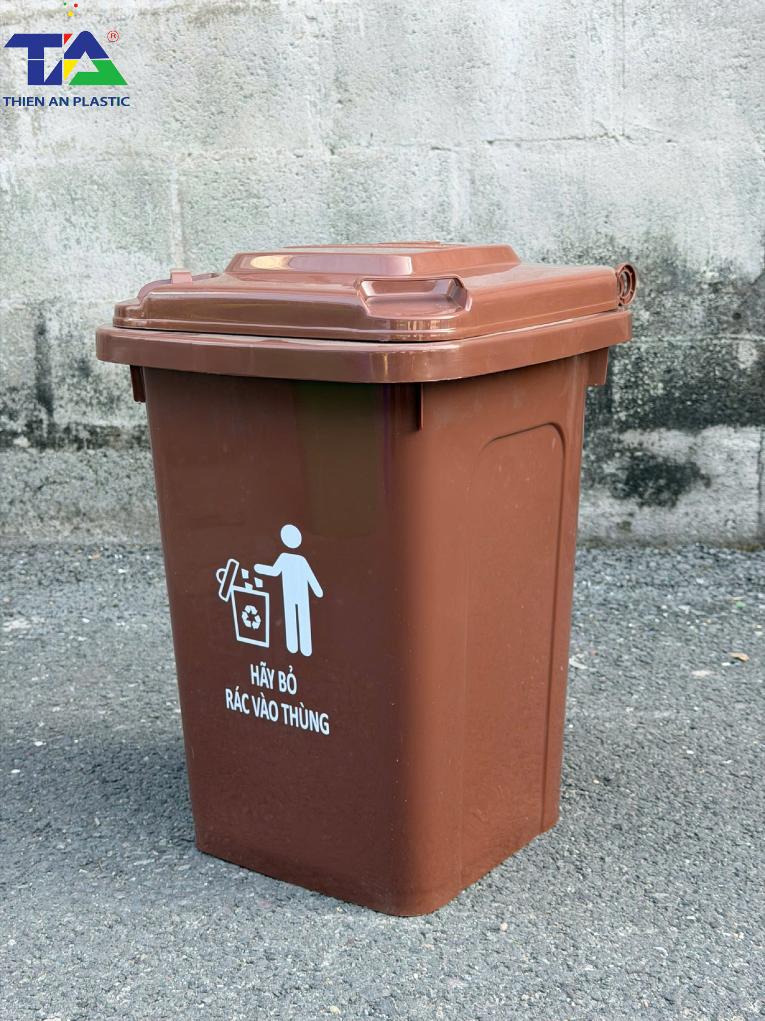 Thùng Rác Công Cộng 30 Lít (KT: 380 x 350 x 520mm)