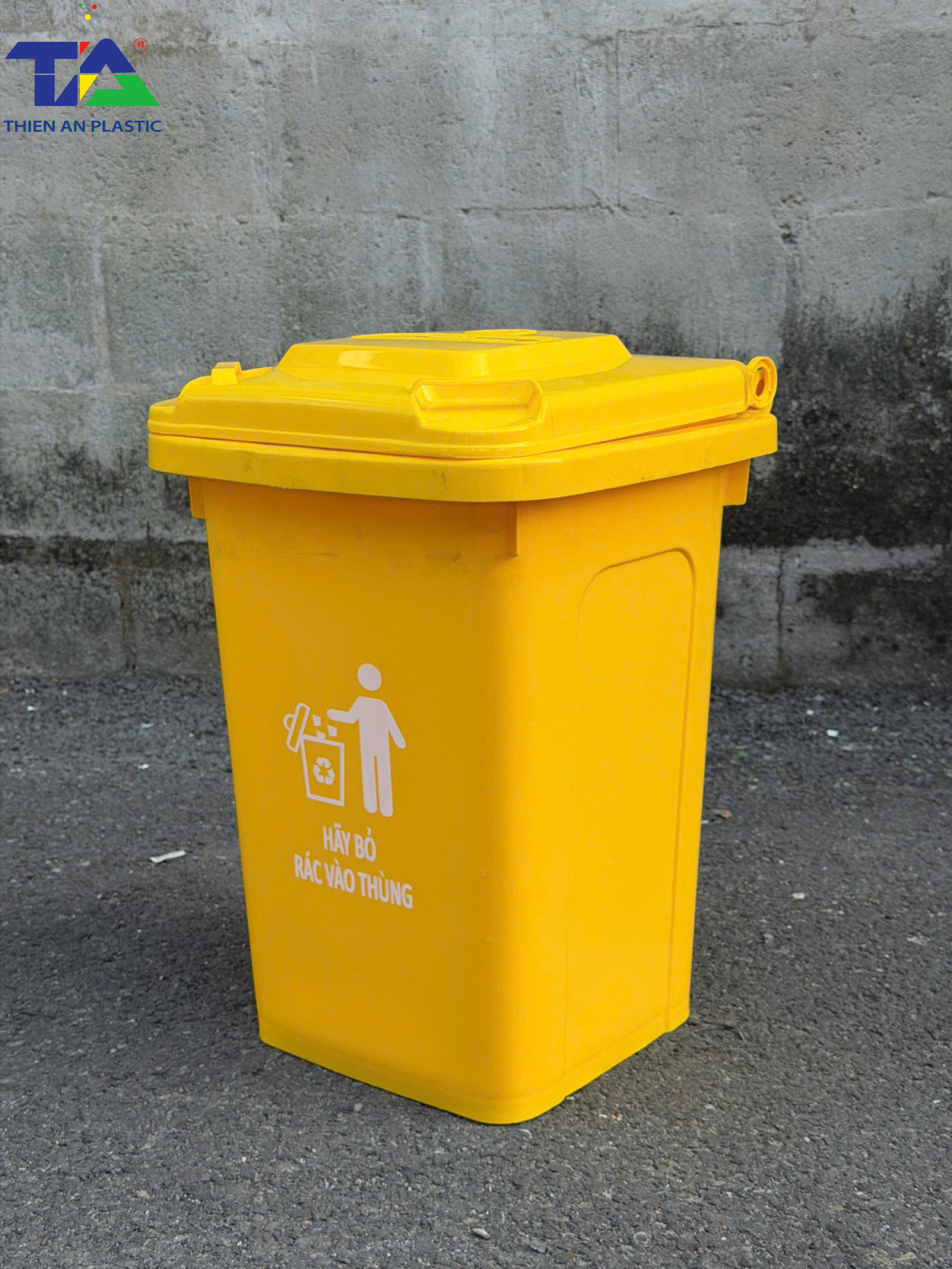 Thùng Rác Công Cộng 30 Lít (KT: 380 x 350 x 520mm)