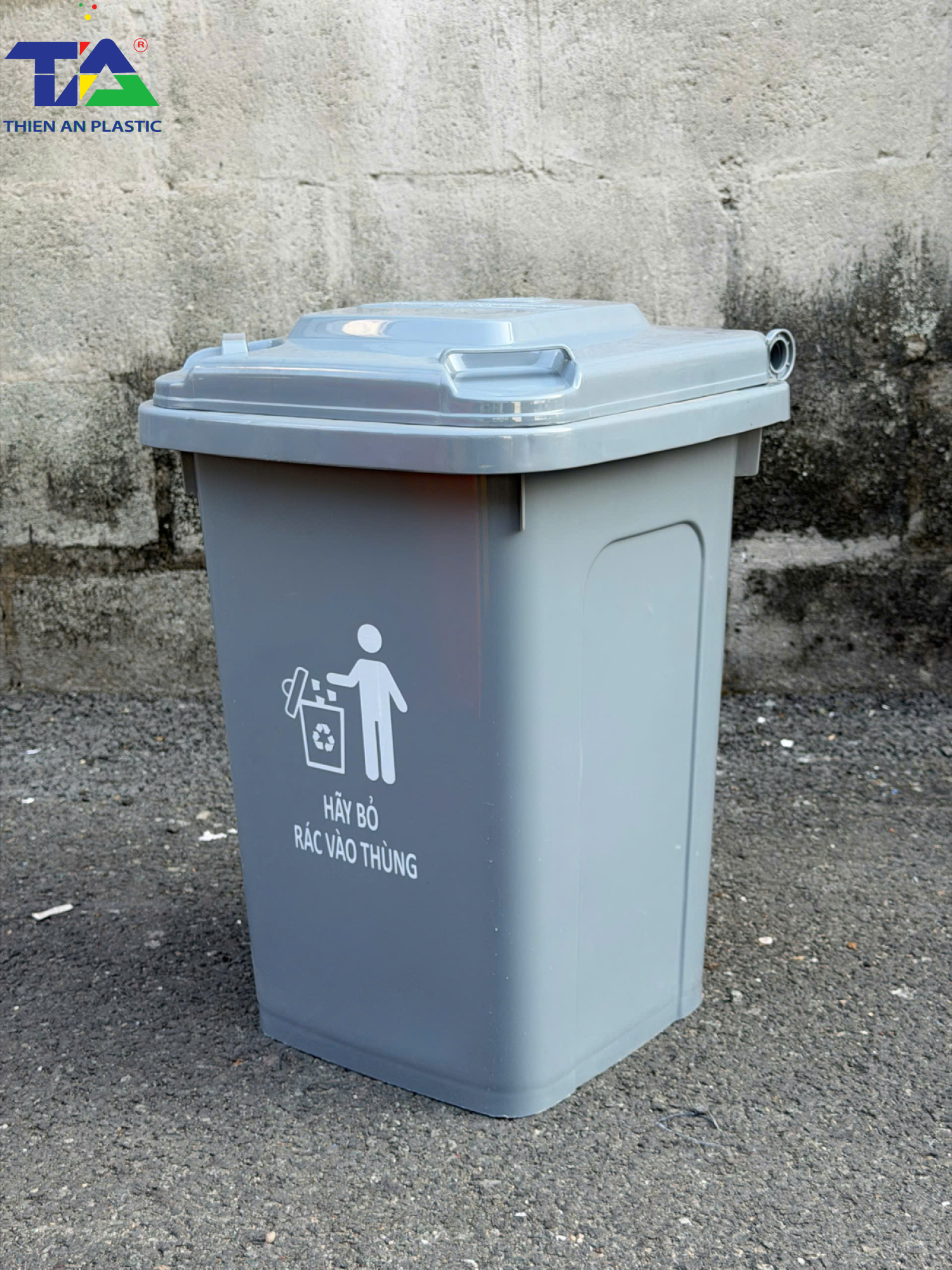 Thùng Rác Công Cộng 30 Lít (KT: 380 x 350 x 520mm)