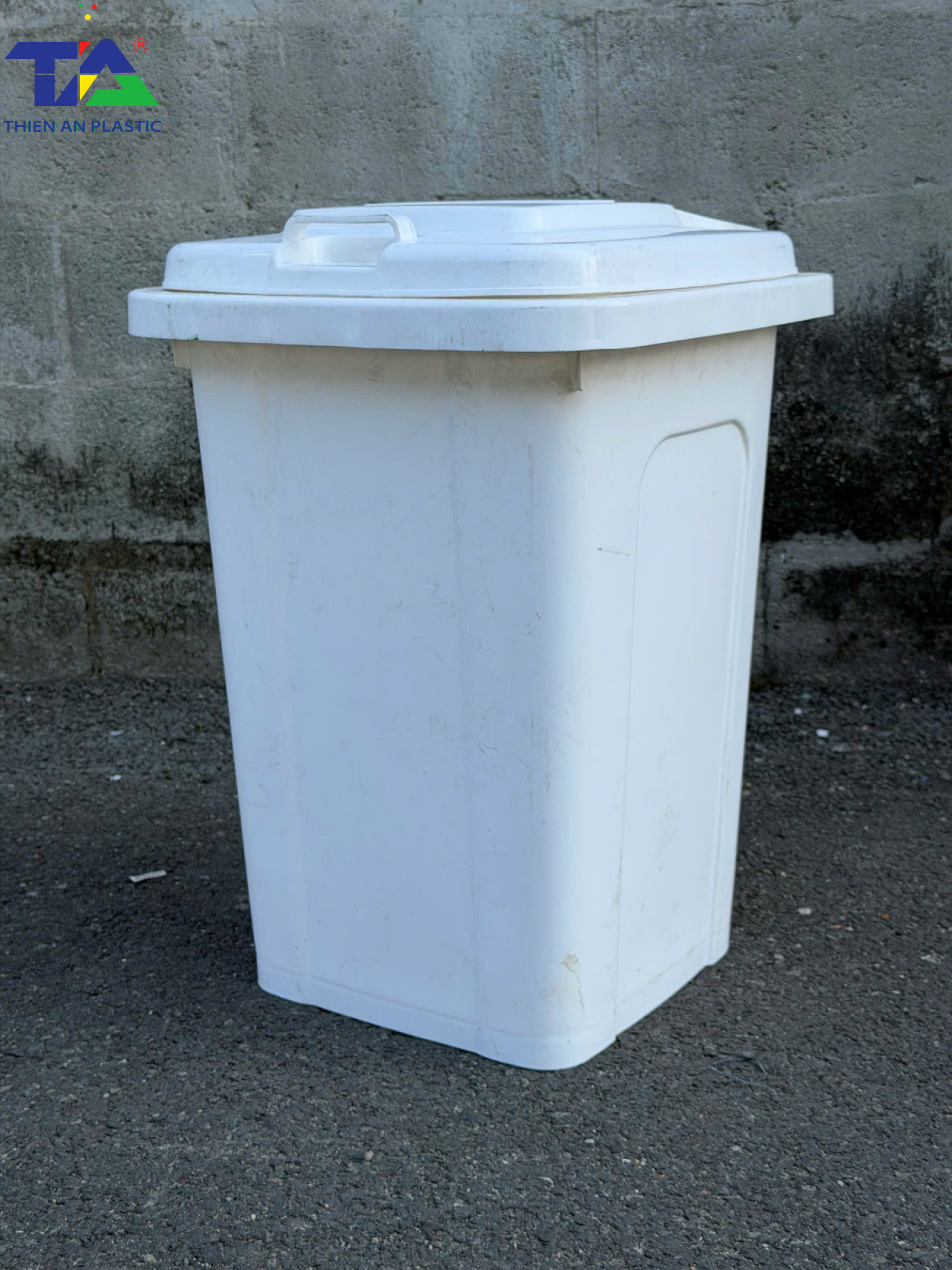 Thùng Rác Công Cộng 60 Lít (KT: 470 x 420 x 660mm)