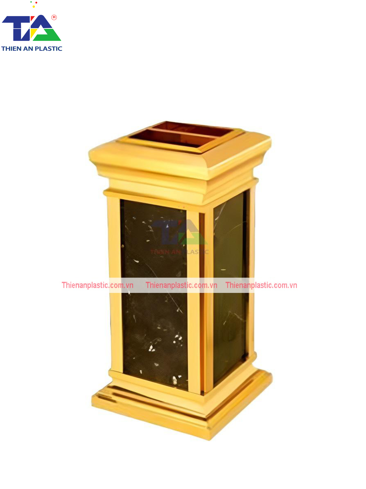 Thùng Rác Đá Hoa Cương(KT: 310 x 320 x 660mm)