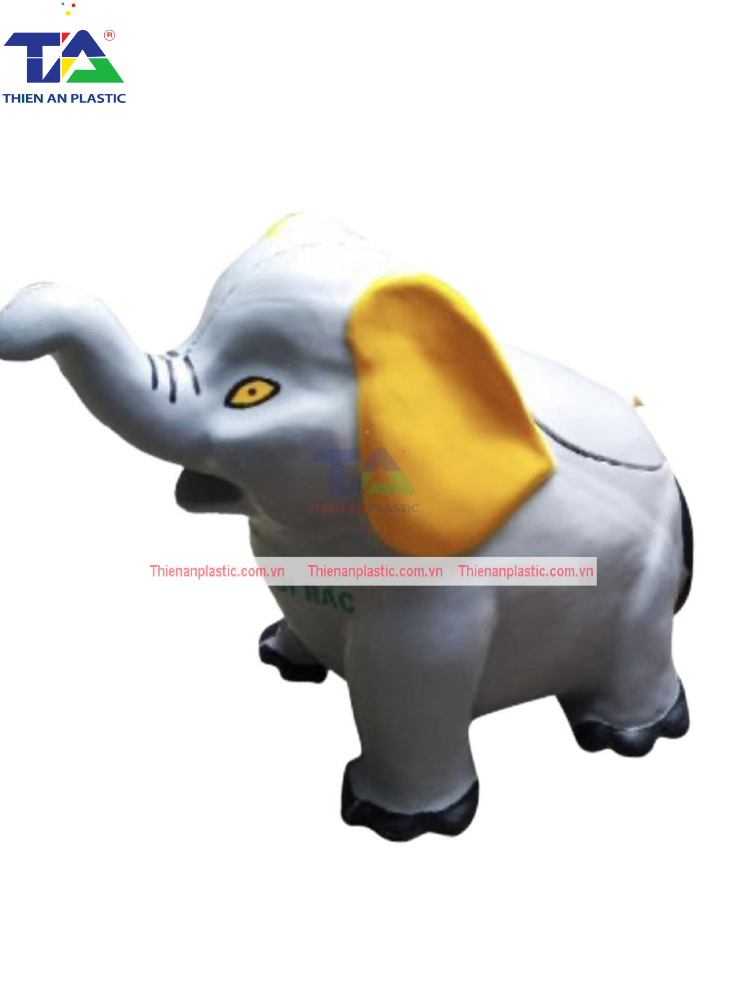 Thùng Rác Hình Con Voi (KT: 900 x 640 x 770 mm)