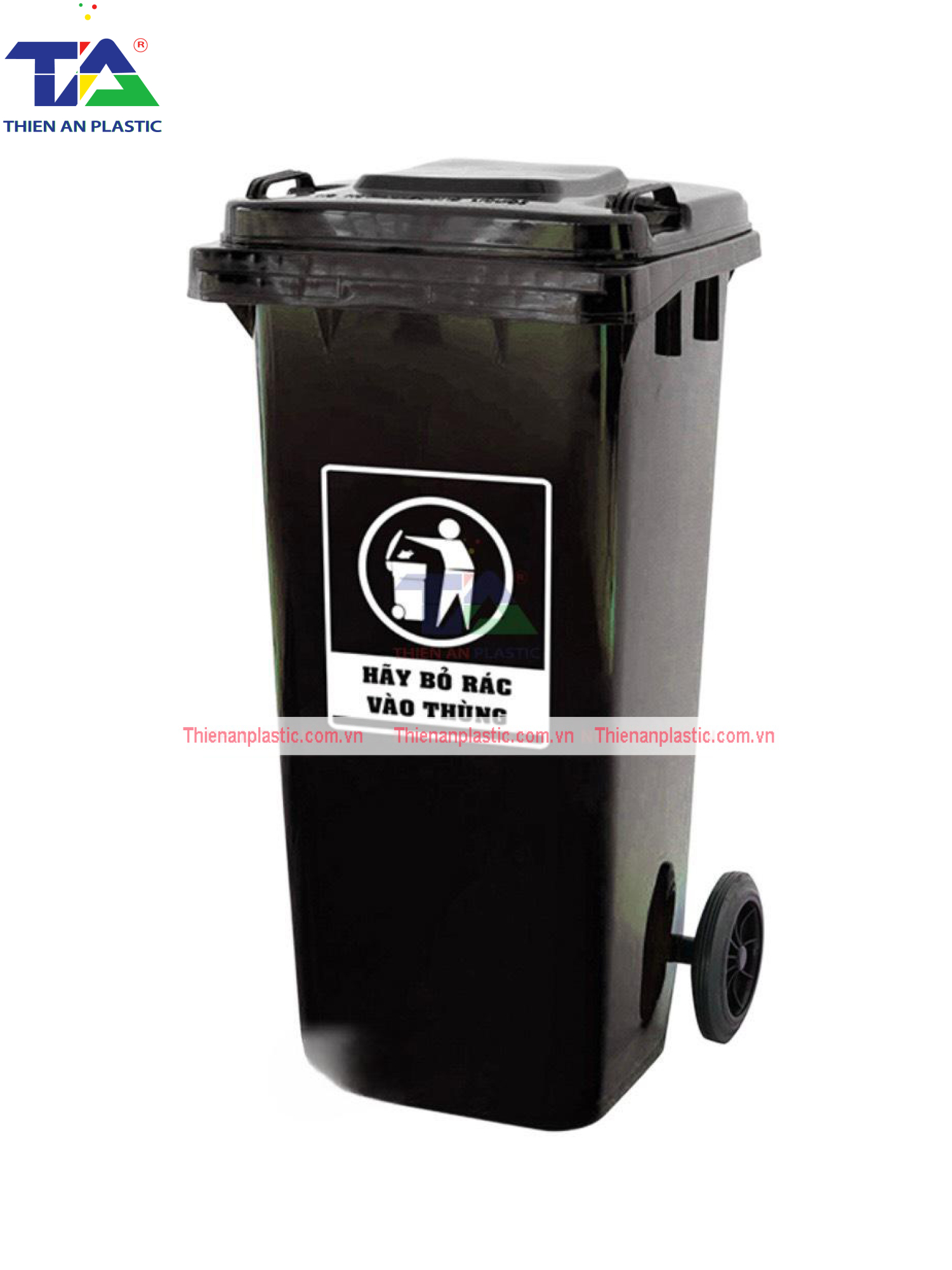 Thùng Rác Y Tế 240 Lít (KT: 730 x 585 x 1050mm)