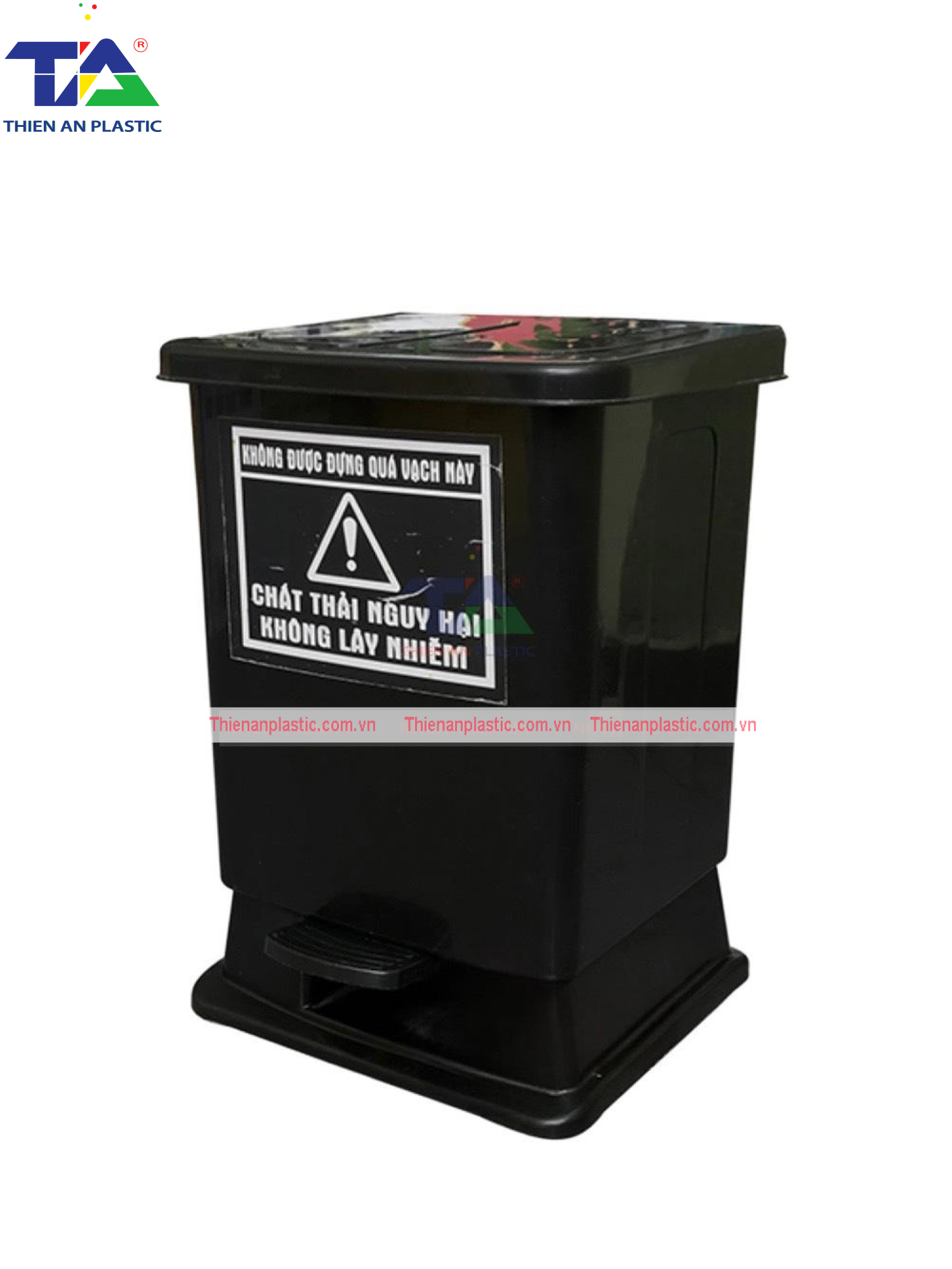 Thùng Rác Y Tế 25 Lít (KT: 345 x 335 x 455mm)