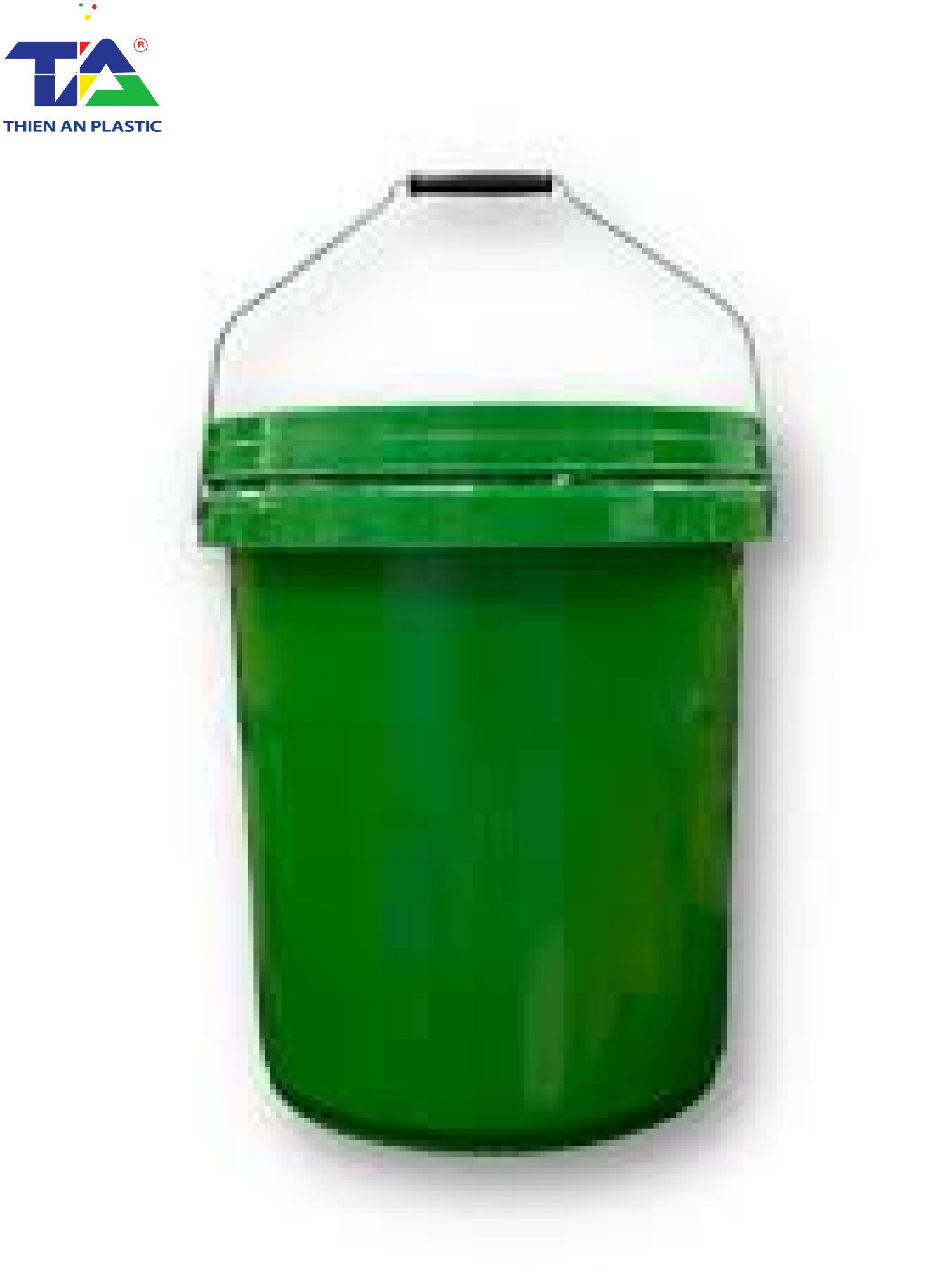 Thùng (Xô Nhựa) 18 Lít Màu Xanh (KT: Ø310 x 345 mm)