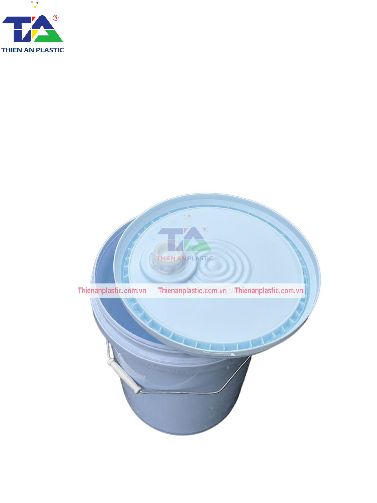 Xô Nhựa 18 Lít Nắp Chiết Rót (KT: 300 x 255 x 362mm)