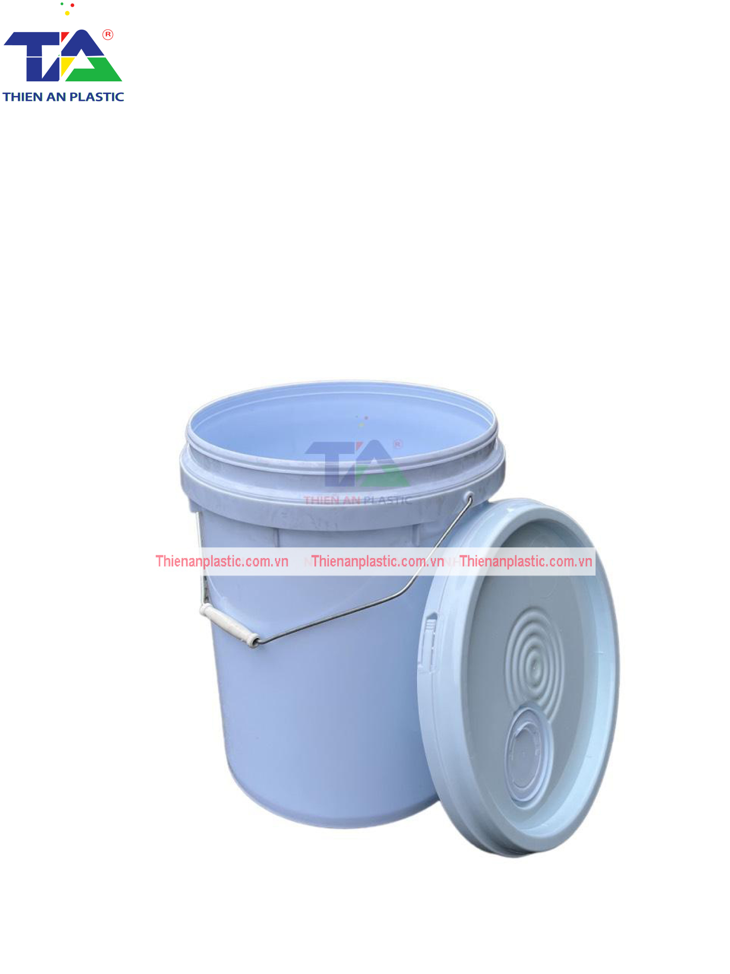 Xô Nhựa 18 Lít Nắp Chiết Rót (KT: 300 x 255 x 362mm)