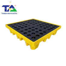 Pallet Nhựa Chống Tràn 4 Phuy Cao (KT: 1300 x 1300 x 300mm)