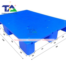 Pallet Nhựa 9 Gù T.A(KT:1200 x 800 x 140mm)