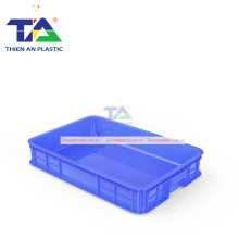 Thùng Nhựa HS025 (KT: 610 x 420 x 100mm)