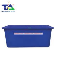 Thùng Nhựa Chữ Nhật 1000 Lít Lùn (KT: 205 x 125  x 45cm)