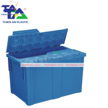 Thùng Nhựa Có Nắp NLC 902 (KT: 550 x 345 x 347mm)
