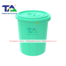 Thùng Tròn Có Nắp 160L (KT: 660 x 660 x H750 mm)