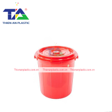 Thùng Tròn Có Nắp 25L (KT:  360 x 360 x H380 mm)