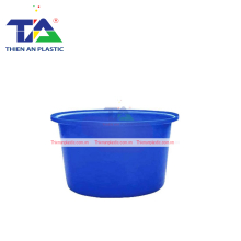 Thùng Nhựa Tròn 350 Lít (Ø 97 - 75 x H68 cm)