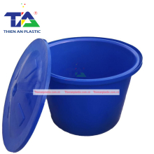 Thùng Nhựa Tròn 500 Lít (Ø108 - 82 x H77 cm)
