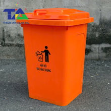 Thùng Rác Công Cộng 60 Lít (KT: 470 x 420 x 660mm)