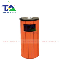 Thùng Rác Giả Gỗ Hình Tròn(KT: 400 x 400 x 775mm)