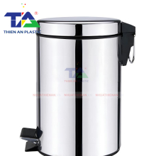 Thùng Rác Inox Đạp Chân Tròn 30L (KT: Ø290 x 630mm)