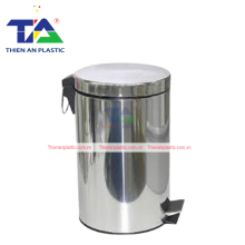 Thùng Rác Inox Đạp Chân Tròn 5L( KT: Ø205 x 285mm)