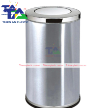 Thùng Rác Inox Nắp Lật TA3(KT: Ø480 x 830mm)
