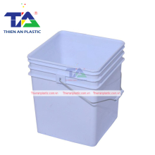 Thùng (Xô Nhựa Vuông) 18 Lít (KT: 280 x 280 x 323 mm)