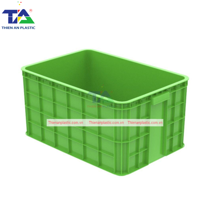 Thùng Nhựa HS 019 (KT: 610 x 420 x 310mm)