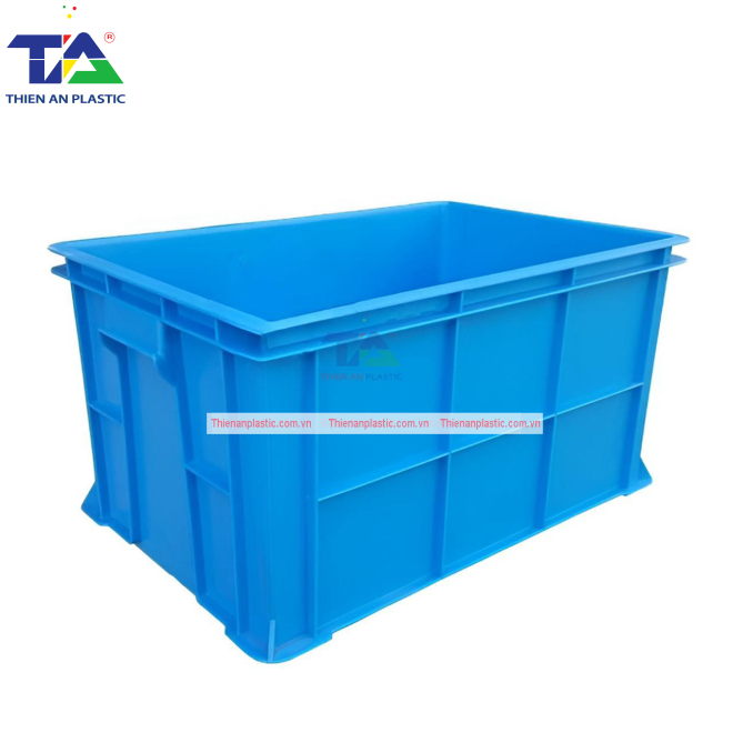 Thùng Nhựa Đặc B5 (KT: 600 x 388 x 300mm)